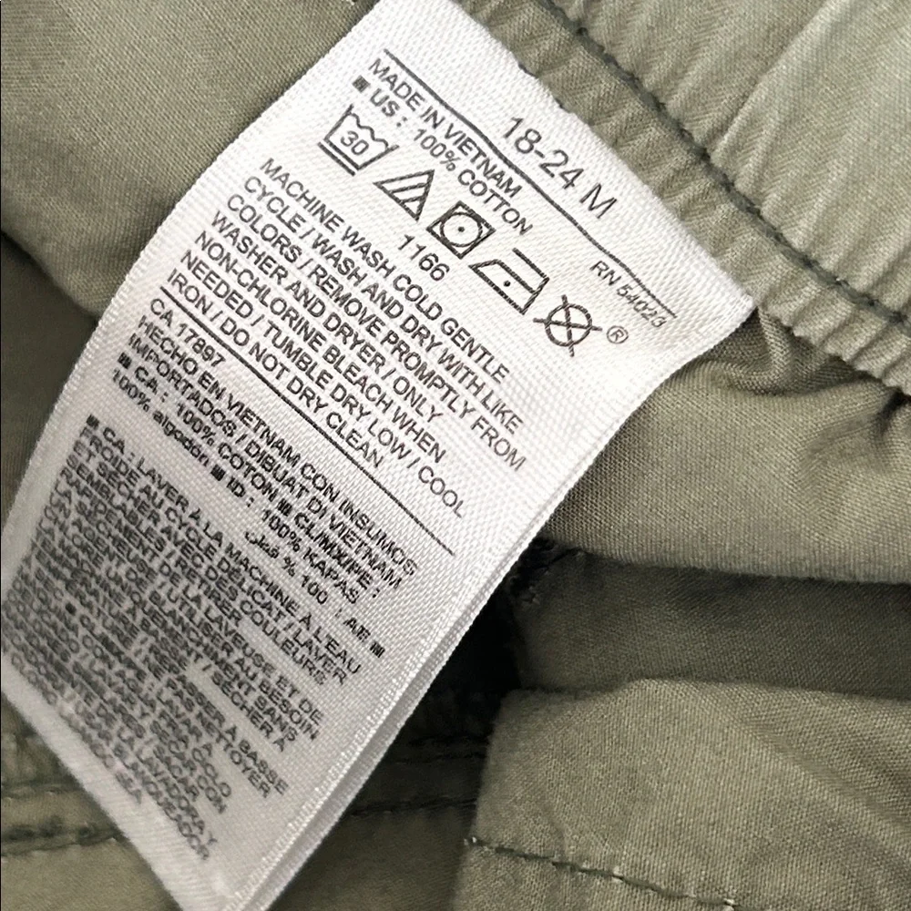 Old Navy Kids Olive Shorts with Drawstring